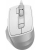 A4TECH Мышь проводная Fstyler FM45S Air, оптическая, USB, 2400dpi, белый и серебристый [fm45s air usb (silver white)]