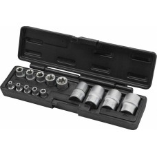 STELS Набор головок Torx , 14 предметов, 1/4, 3/8, 1/2 13675