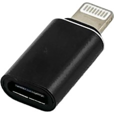 BURO Переходник BU-LIGHT-TYPEC(F), USB Type-C (F) - Lightning (m), черный