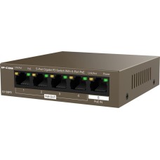 IP-COM Коммутатор G1105PD (L2) 5x1Гбит/с 4PoE 30W неуправляемый