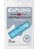 USB флэш-накопитель EXPLOYD EX-8GB-620-Blue