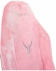 Кресло компьютерное игровое KNIGHT Кресло игровое N1 Fabric розовый Velvet 36 с подголов. крестов. металл