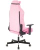 Кресло компьютерное игровое KNIGHT Кресло игровое N1 Fabric розовый Velvet 36 с подголов. крестов. металл