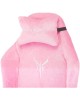Кресло компьютерное игровое KNIGHT Кресло игровое N1 Fabric розовый Velvet 36 с подголов. крестов. металл