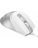 A4TECH Мышь проводная Fstyler FM45S Air, оптическая, USB, 2400dpi, белый и серебристый [fm45s air usb (silver white)]