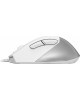 A4TECH Мышь проводная Fstyler FM45S Air, оптическая, USB, 2400dpi, белый и серебристый [fm45s air usb (silver white)]