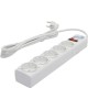 Сетевой фильтр POWER CUBE (02671) SPG-B-10, 5 роз - 3.0м - белый