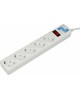 Сетевой фильтр POWER CUBE (02671) SPG-B-10, 5 роз - 3.0м - белый