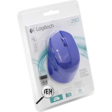 Мышь беспроводная LOGITECH (910-004290) M280 оптическая (1000dpi) синяя