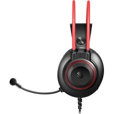 A4TECH Наушники с микрофоном Bloody G200 черный/красный 2м мониторные оголовье (G200 AUX3.5-4PIN +USB)