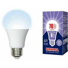 VOLPE LED-A60-9W/6500K/E27/FR/NR картон