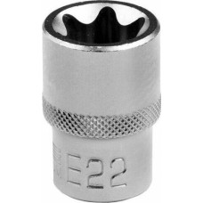 STELS Головка торцевая 1/2, Е22, CrV 13875