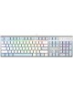 A4TECH Клавиатура Fstyler FS100 Neon, USB, синий + белый