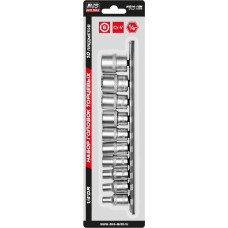 AVS TOOLS Набор головок торцевых 1/4
