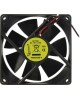Вентилятор GEMBIRD Вентилятор (FANCASE-4), 80x80x25, втулка, 4 pin Molex, провод 30 см