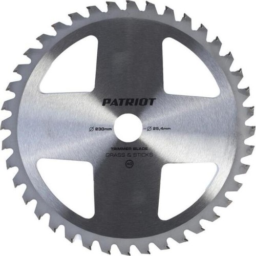 Нож PATRIOT 809115227 Нож смен. для садовых триммеров TBS-40 X Нож PATRIOT 809115227 Нож смен. для садовых триммеров TBS-40 X