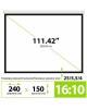 CACTUS Экран 150x240см SIlverMotoExpert CS-PSSME-240X150-WT 16:10 настенно-потолочный рулонный белый (моторизованный привод)