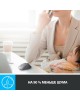LOGITECH Мышь беспроводная M330s, радио, оптическая, USB, 1000dpi, черный [910-006513]