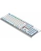 A4TECH Клавиатура Fstyler FS100 Neon, USB, синий + белый