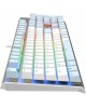 A4TECH Клавиатура Fstyler FS100 Neon, USB, синий + белый