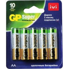 Алкалиновая батарейка GP (17415) 15A/IVI-2CR10 (AA)