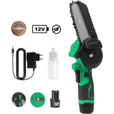 Пила цепная аккумуляторная ZITREK GreenSaw 12 (12В, 1,5Ач Li-ion аккум. 2шт, ЗУ) 082-1859