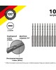 Бур KRANZ (KR-91-0006-4) Бур по бетону 6x110x50мм SDS PLUS (10 шт)