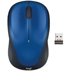 LOGITECH Мышь беспроводная M235n, радио, оптическая, USB, 1000dpi, синий и черный [910-007131]