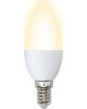 Лампа светодиодная VOLPE (UL-00003804) LED-C37-9W/WW/E14/FR/NR Теплый белый свет 3000K