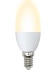 Лампа светодиодная VOLPE (UL-00003804) LED-C37-9W/WW/E14/FR/NR Теплый белый свет 3000K
