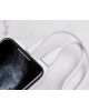 Дата-кабель 8 Pin BOROFONE (6931474720863) BX37 USB-Lightning 8 Pin 2.4A 1M - белый