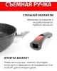 Сковорода НЕВА МЕТАЛЛ ПОСУДА L18028i а/пр литая 28см съемн/руч индукция Гранит 550000526