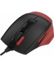 A4TECH Мышь проводная Fstyler FM45S Air, оптическая, USB, 2400dpi, красный и черный [fm45s air usb (sports red)]