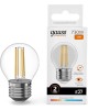 GAUSS Лампа филам. Filament 12Вт цок.:E27 шар 220B св.свеч.бел.теп. (упак.:10шт) (52212)