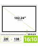 CACTUS Экран MotoExpert CS-PSME-220x138-WT, 220х138 см, 16:10, настенно-потолочный белый