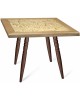 SHEFFILTON Стол SHT-TU15/TT 70/70 ДУБ/OSB медный металлик/прозрачный лак (225609)