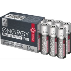 Батарейка алкалиновая ENERGY Батарейка алкалиновая Energy Pro LR03/16S (ААА) 104977