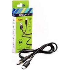 Кабель ERGOLUX (15094) ELX-CDC02-C02 Type C 1,2м черный