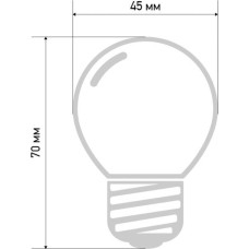 NEON-NIGHT Лампа накаливания, диаметр 45мм, E27, 10Вт, зеленая колба, 230В