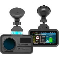 TRENDVISION Видеорегистратор с радар-детектором Hybrid Signature Real 4K Max, GPS, ГЛОНАСС