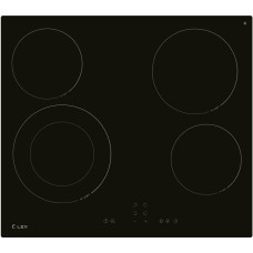LEX Электрическая варочная панель EVH 641A BL, Hi-Light, независимая, черный