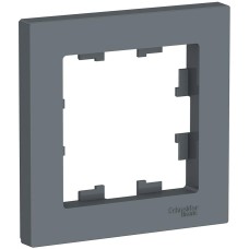 SCHNEIDER ELECTRIC Рамка AtlasDesign ATN000701 наклад. 1x термопласт серый