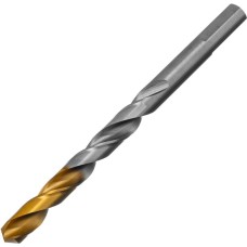 DENZEL Сверло спиральное по металлу 9 x 125 мм, Р6М5, Golden Tip 718241
