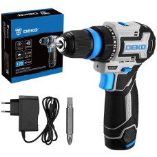 DEKO Дрель-шуруповерт Loner 12V Pro аккум. патрон:быстрозажимной (кейс в комплекте) (085-1121)