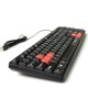Клавиатура DIALOG KS-030U (USB) черный/красный
