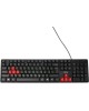 Клавиатура DIALOG KS-030U (USB) черный/красный