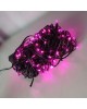 Гирлянда UNIEL (UL-00007310) ULD-S2000-200/DGA PINK IP20 Гирлянда светодиодная, 20м. 200 светодиодов. Розовый свет. Провод зеленый. ТМ Uniel