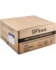 Кухонная мойка GFFRANK 50502G Мойка врезная 50х50 см цвет графит, толщина 2,0 х 0,6 мм, глубина 200 мм + большой сифон с переливом
