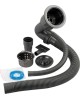 Кухонная мойка GFFRANK 50502G Мойка врезная 50х50 см цвет графит, толщина 2,0 х 0,6 мм, глубина 200 мм + большой сифон с переливом