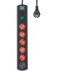 MOST Сетевой фильтр LRG, 3м, черный [ lrg 6-3-ч]